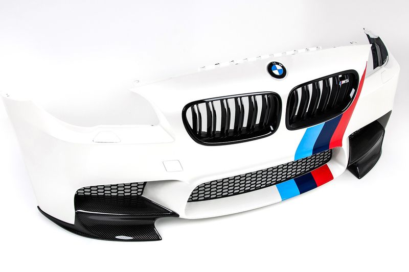 BMW F10 M5 RKP style carbon front splitter 01